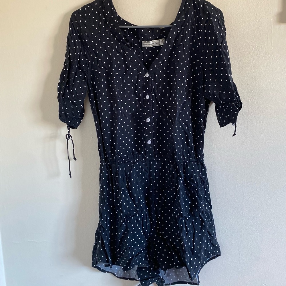 Polka dot romper